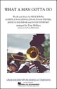 What a Man Gotta Do Marching Band sheet music cover